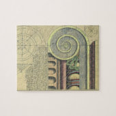 architectuur; Kapitaalvolume van Vignola Legpuzzel (Horizontaal)