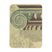 architectuur; Kapitaalvolume van Vignola Magneet (Verticaal)