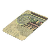  architectuur; Kapitaalvolume van Vignola Magneet (Linkerzijde)