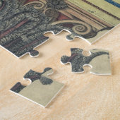 architectuur, kolom met cornice legpuzzel (Zijkant)