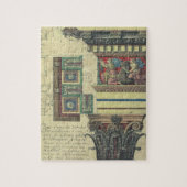  architectuur, kolom met cornice legpuzzel (Verticaal)