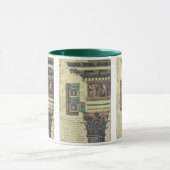 architectuur, kolom met cornice mok (Midden)