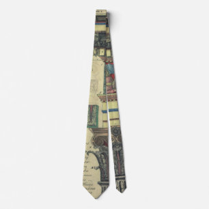 architectuur, kolom met cornice stropdas