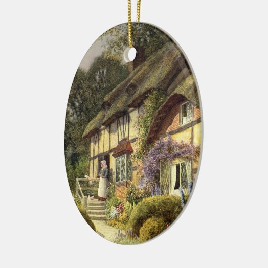 architectuur, landhuis keramisch ornament (Links)