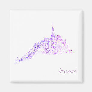 Architectuur Le Mont Saint Michel France Magneet