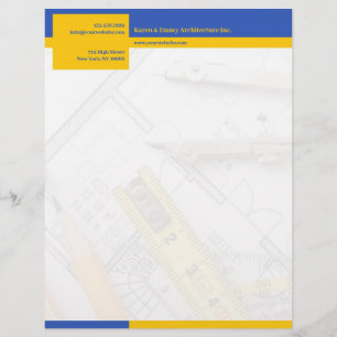 Architectuur Letterhead Persoonlijk Briefhoofd
