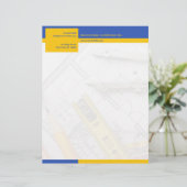 Architectuur Letterhead Persoonlijk Briefhoofd (Staand voorkant)