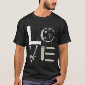 Architectuur-liefdesarchitect-bouwkundig ingenieur t-shirt (Voorkant)
