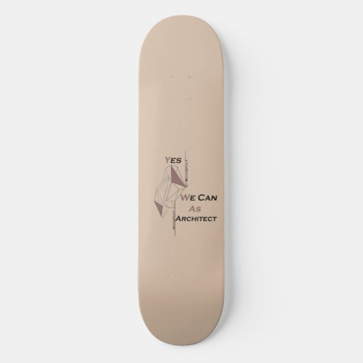 Architectuur, modern design, geometrische kunst, z skateboard (Voorkant)