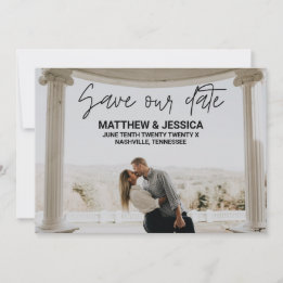 Architectuur Modern Sparen de Datum Save The Date