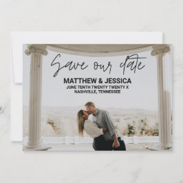 Architectuur Modern Sparen de Datum Save The Date