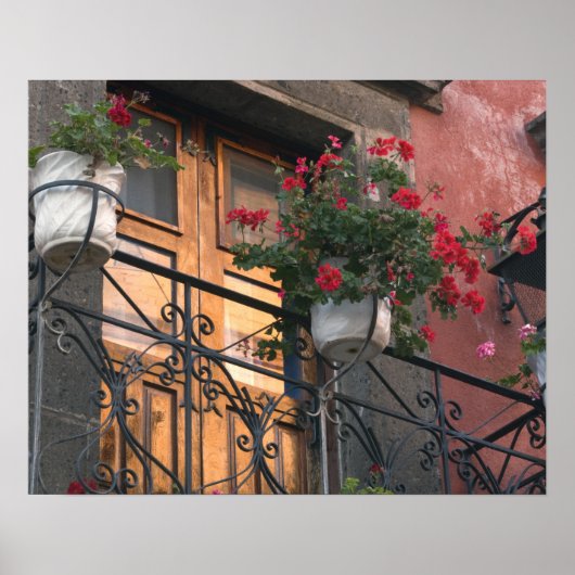 Architectuur op straat van San Miguel de Poster (Voorkant)