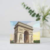 Architectuur Parijs Frankrijk Arc de Triomphe Briefkaart (Staand voorkant)