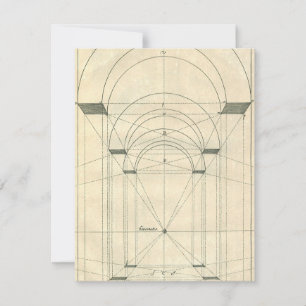 architectuur, perspectief renaissance Arch