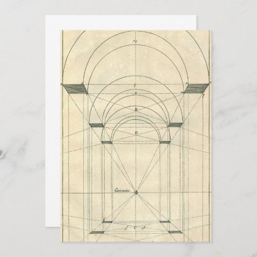  architectuur, perspectief renaissance Arch (Voorkant / Achterkant)