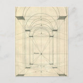 architectuur, perspectief renaissance Arch Briefkaart (Voorkant)