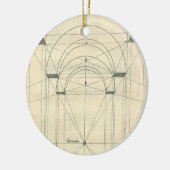 architectuur, perspectief renaissance Arch Keramisch Ornament (Links)