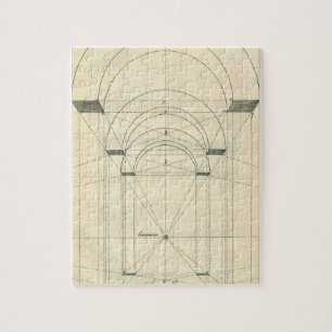  architectuur, perspectief renaissance Arch Legpuzzel