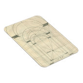  architectuur, perspectief renaissance Arch Magneet (Rechterzijde)