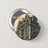  architectuur Queens Hotel Leicester Square Ronde Button 5,7 Cm (Voorkant /achterkant)