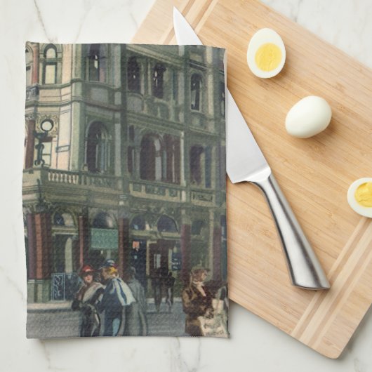 architectuur Queens Hotel Leicester Square Theedoek (Quarter Fold)