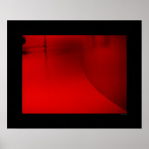 Architectuur - Red Hallway Poster