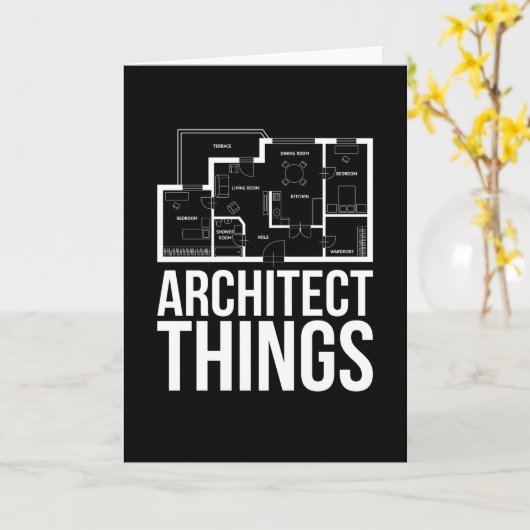 Architectuur van architect-dingen kaart (Gele Bloem)