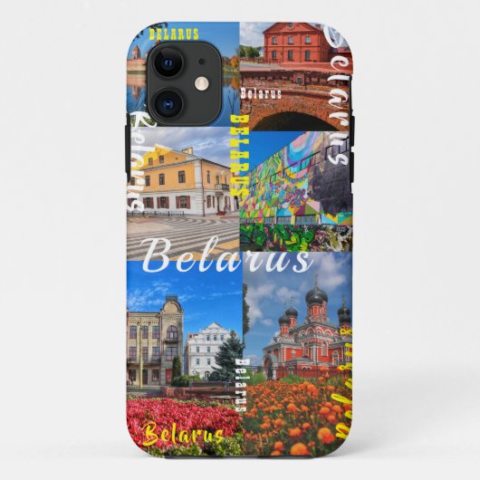 Architectuur van de Belarussische Minsk Grodno Pin Case-Mate iPhone Case (Achterkant)