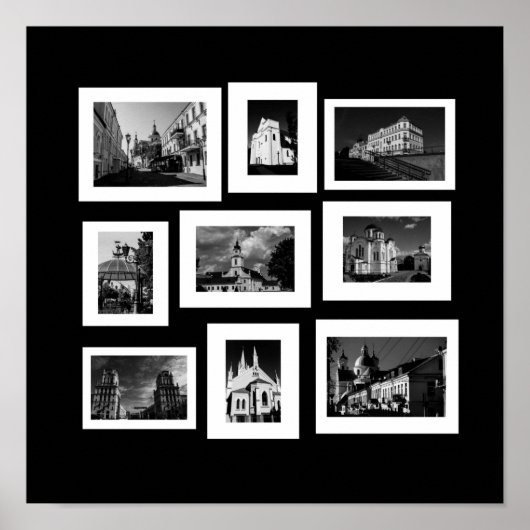 Architectuur van de Brest van de Belarussische Min Poster (Voorkant)