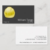 Architectuur van hard Pet Visitekaartje (Voorkant / Achterkant)