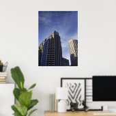 Architectuur van het centrum van Boston Poster (Thuiskantoor)