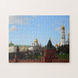 Architectuur van het Kremlinin Moskou, Rusland Legpuzzel