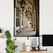 Architectuur van het stadhuis in Wenen Poster (Thuiskantoor)
