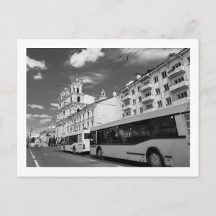 Architectuur van het Wit-Russische Uitzicht Citysc Briefkaart