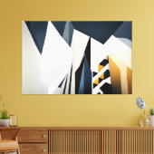 Architectuur van oneindigheid canvas afdruk (Insitu (Woonkamer))