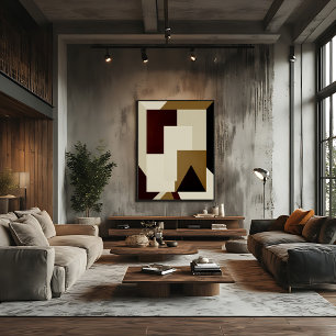 Architectuur van Stilte Canvas Afdruk