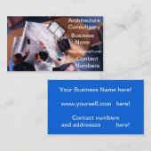 Architectuur visitekaartje (Voorkant / Achterkant)