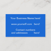 Architectuur visitekaartje (Achterkant)