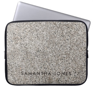 Architectuur Wit betonsteen granaat Laptop Sleeve
