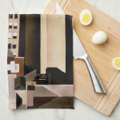  architectuur, wolkenkrabbers door Sheeler, 1922 Theedoek (Quarter Fold)