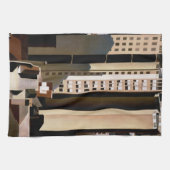  architectuur, wolkenkrabbers door Sheeler, 1922 Theedoek (Horizontaal)