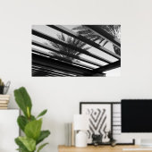 architectuur zwart-wit poster (Thuiskantoor)