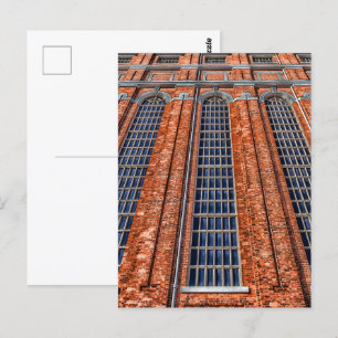 Architectuurdetail van het Centraal Tejo in Lissab Briefkaart