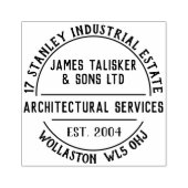 Architectuurdiensten Rubber Stempel (Afrduk)