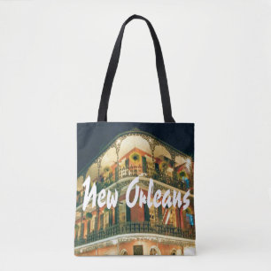 Architectuurfoto New Orleans French Quarter Draagtas