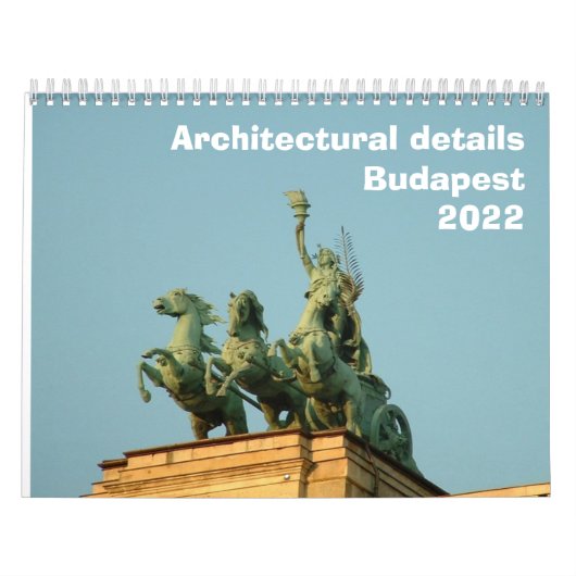 Architectuurgegevens - Boedapest - Agenda 2022 Kalender (Hoes)