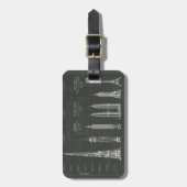 Architectuurhoogte Bagagelabel (Voorkant verticaal)