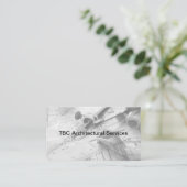 Architectuuringenieur Moderne Visitekaartjes (Staand voorkant)