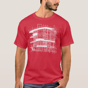 architectuurontwerp t-shirt