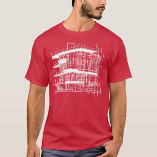 architectuurontwerp t-shirt